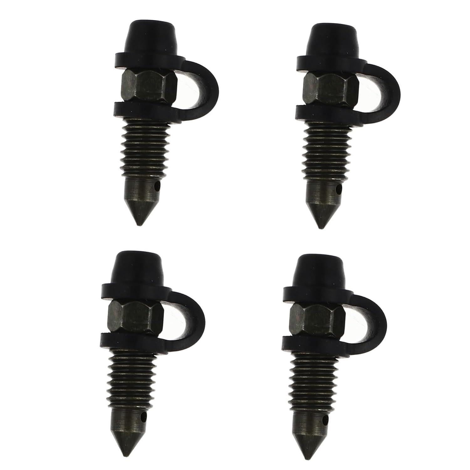 4sets Brake Bleeder Screw Nipples Cap Made of Plastic Steel for Bleeder Easy to Use for Motorcycle