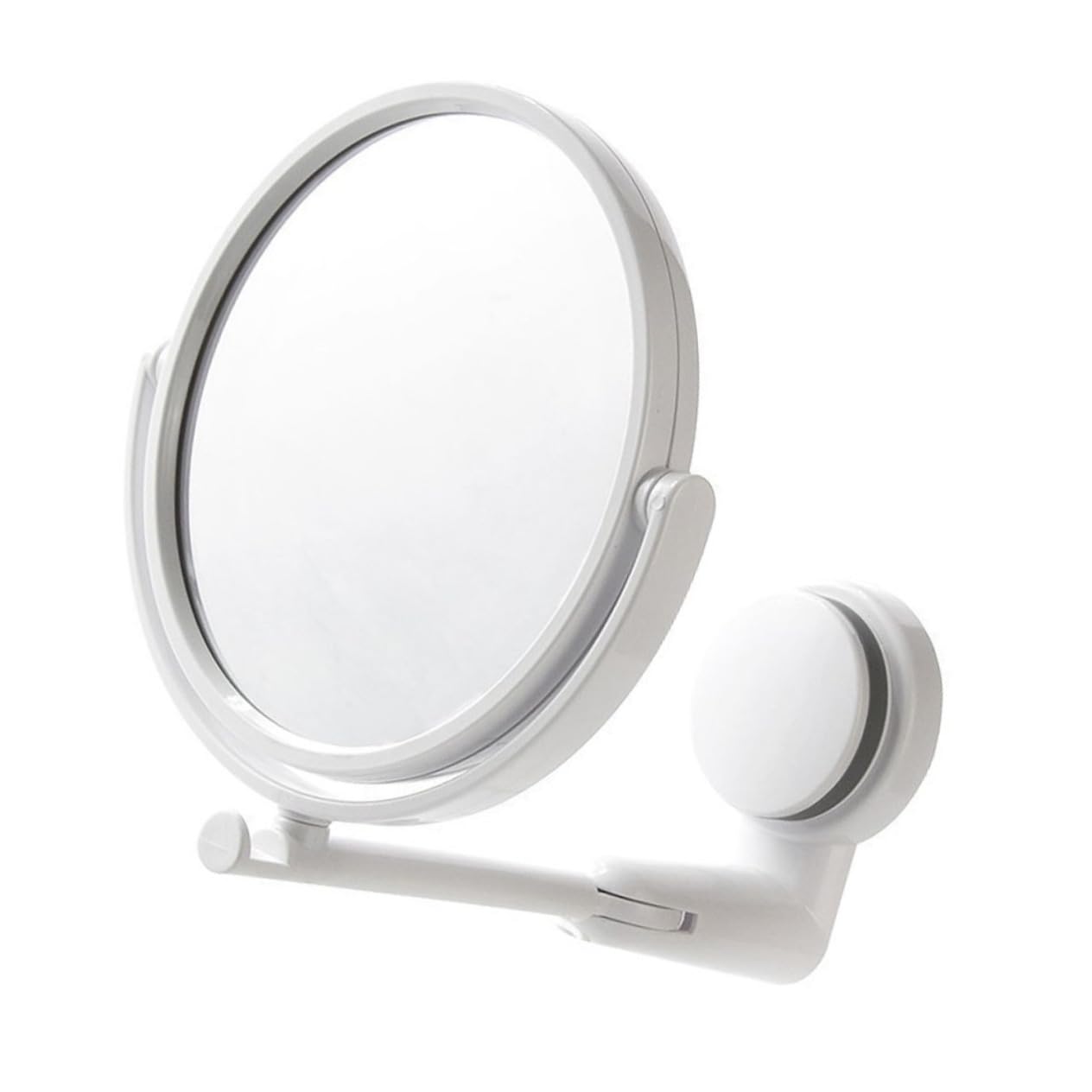 Miroir suspendu d'entrée ventouse design rotatif pour une pose facile sans abîmer les murs