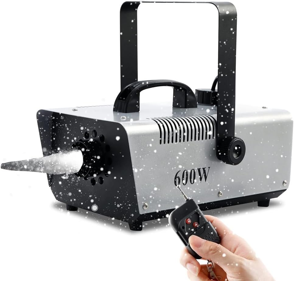 Máquina de nieve artificial 600W para interiores y exteriores miniatura 1