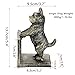 OGANAZI 2 Pack Dog Decorative Bookends for Shelf - Cast Iron Book Ends Cute Dog Bookend Support for Home Decor, Heavy Duty Book Stands Vintage Antique Shelf Decor for Reading Enthusiasts or Dog Lovers