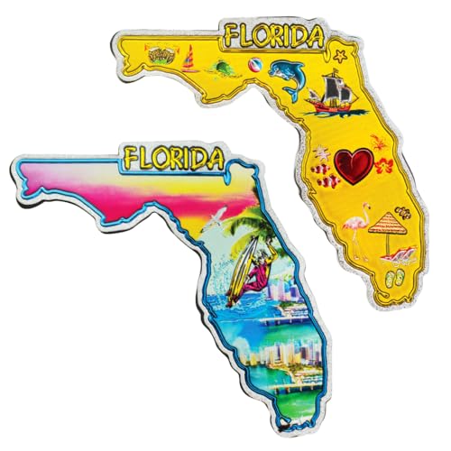 12 Imanes Decorativos de Florida en Pack miniatura 3
