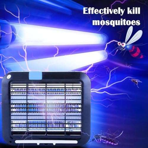 Image of Electric Mosquito Killer, Fly Insect Killer Machine, Insect Bug Zapper,Fly Catcher and Trap Killer LED Lamp for Set for Kitchen ^ Professional High Carbon Stainless Steel (Black)