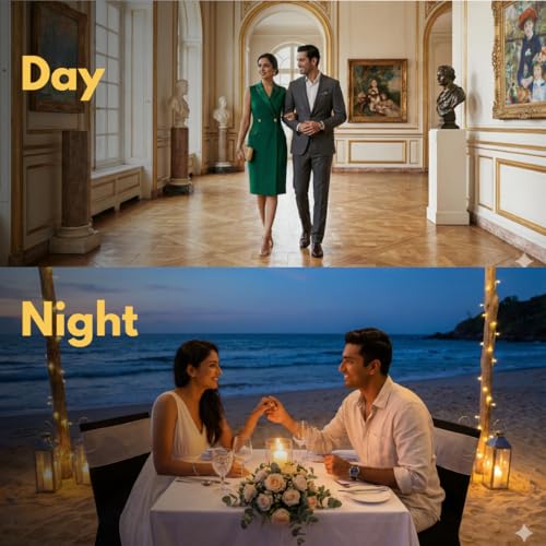Image of House Of Evorah Luxury His & Her Evening Fragrance Set (2 X 25 ml) - Maverick & Hazy Dreams | Perfume Set For Couple Gift Pack | Couple Perfume