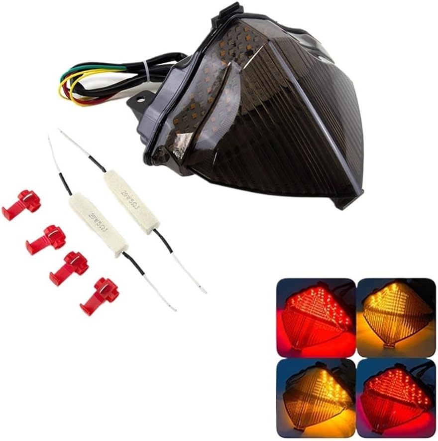 リアブレーキライトバイク オートバイ用LEDテールライト リアターンシグナルテールストップライトランプ YZF1000 YZF R1