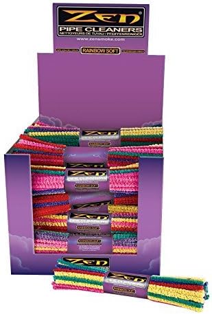 Zen Pipe Cleaners 44 Per Pack Soft Rainbow Pack Of 48