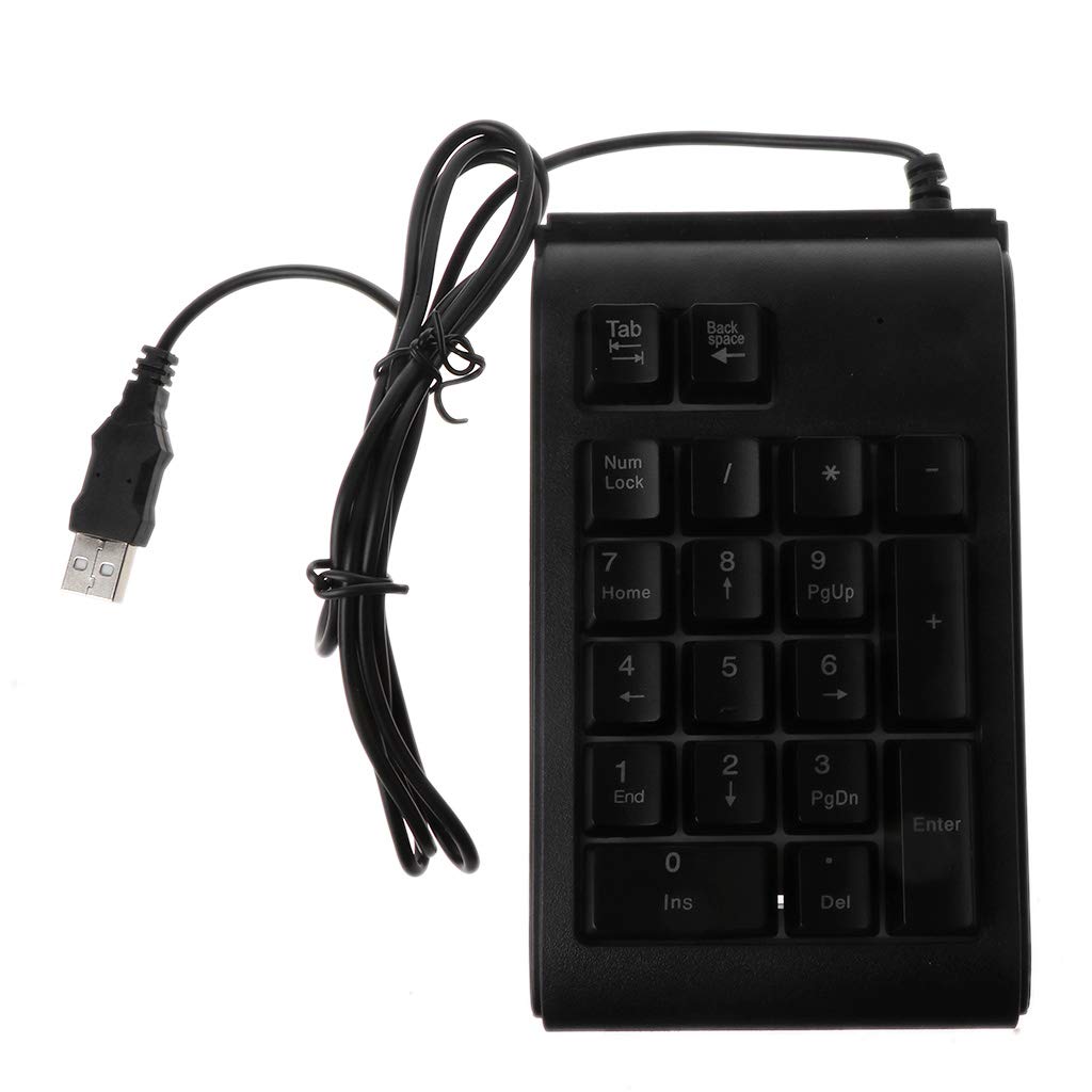 unband User Three Colors Mini RGB Backlit USB Wired Keyboard Waterproof Number Pad Numeric Keypad Numpad Digital Keys