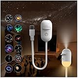 Projecteur d'étoiles et veilleuse 2 en 1 - La veilleuse 2 en 1 combine un projecteur de galaxie rêveur et une douce lumière chaude pour créer une ambiance relaxante pour le sommeil, la relaxation ou l'utilisation quotidienne, remplaçant les dispositifs d'éclairage séparés