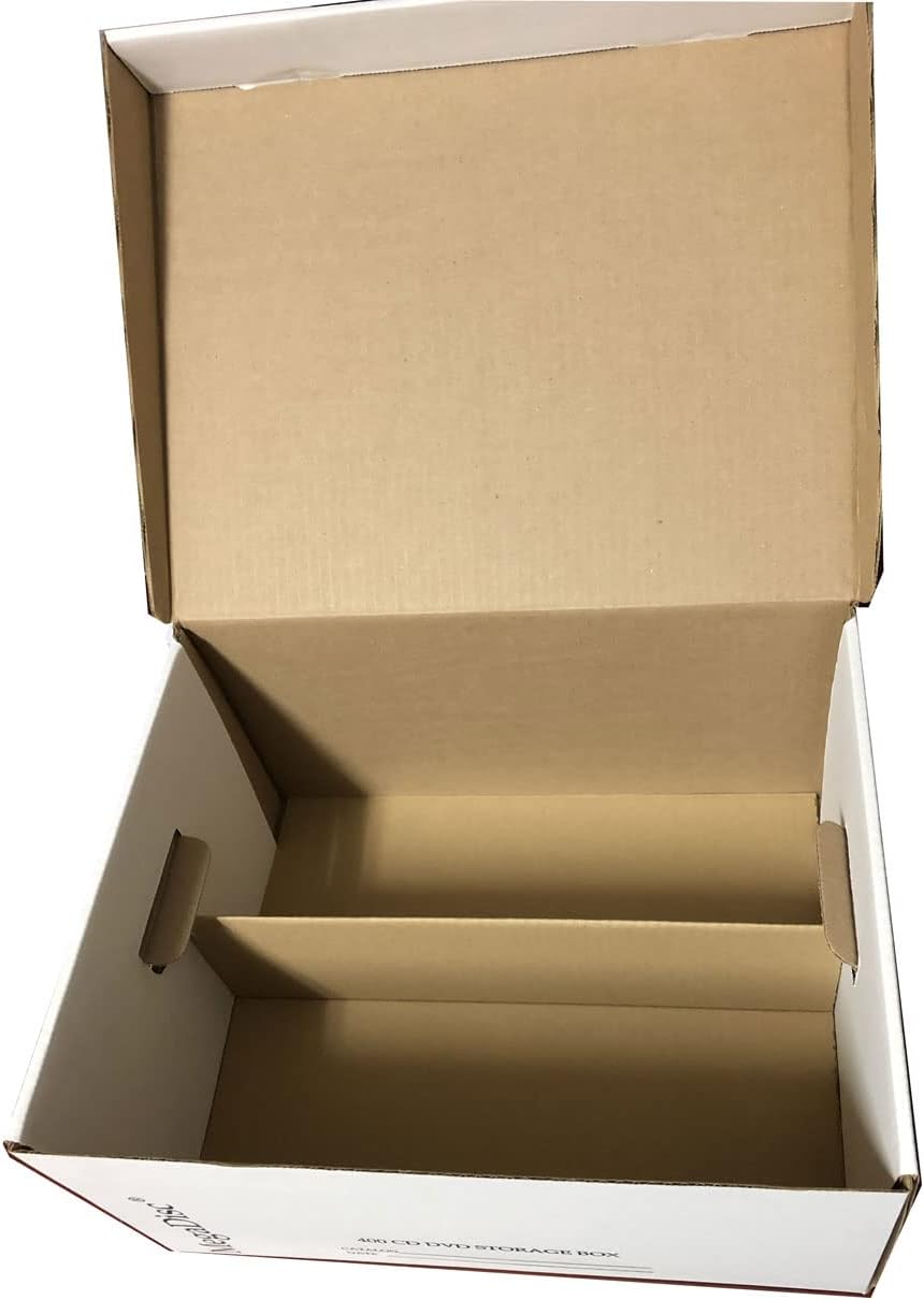 MegaDisc New 400 CD DVD Blu Ray Discs Holder Eco Storage box Movie Organizers with Sleeves