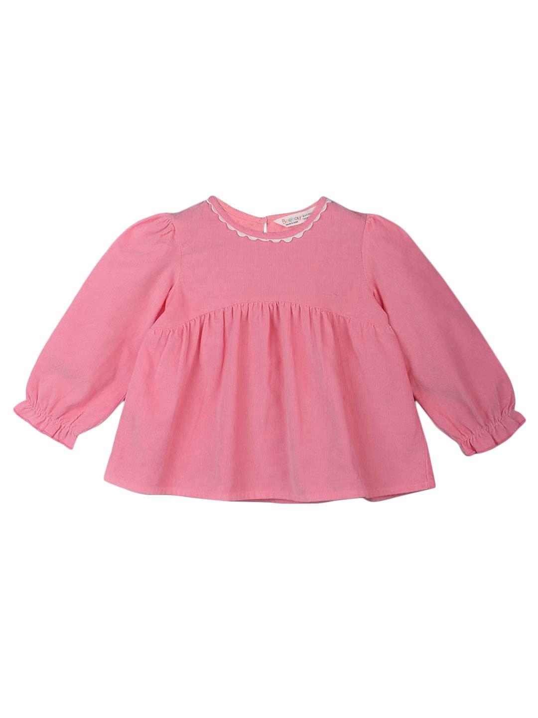 BeebayLace Detailed Cotton Corduroy Top