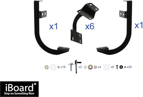 Vista 14 de Estribo Eboard de 6 pulgadas, color negro, compatible con Ford F150 2015-2023 SuperCrew Cab y F150 Lightning 2022-2023 y F-250 F-350 Super Duty