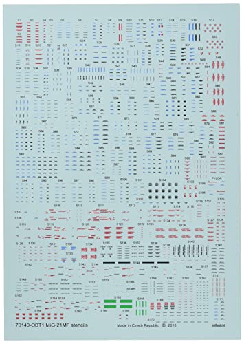 エデュアルド 1/72 MiG-21MF データーステンシルデカール エデュアルド用 プラモデル用デカール EDUD72015