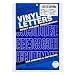 Permanent Adhesive Vinyl Letters and Numbers 2"-Gothic/Blue
