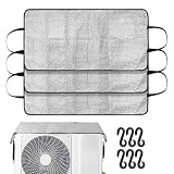 3 Pezzi Copertura per Condizionatore Esterno Mini Split, 95x46 CM