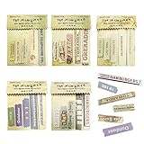 Pegatinas autoadhesivas de scrapbooking que se despegan fácilmente con el dedo (no son uñas), seguras y no tóxicas.