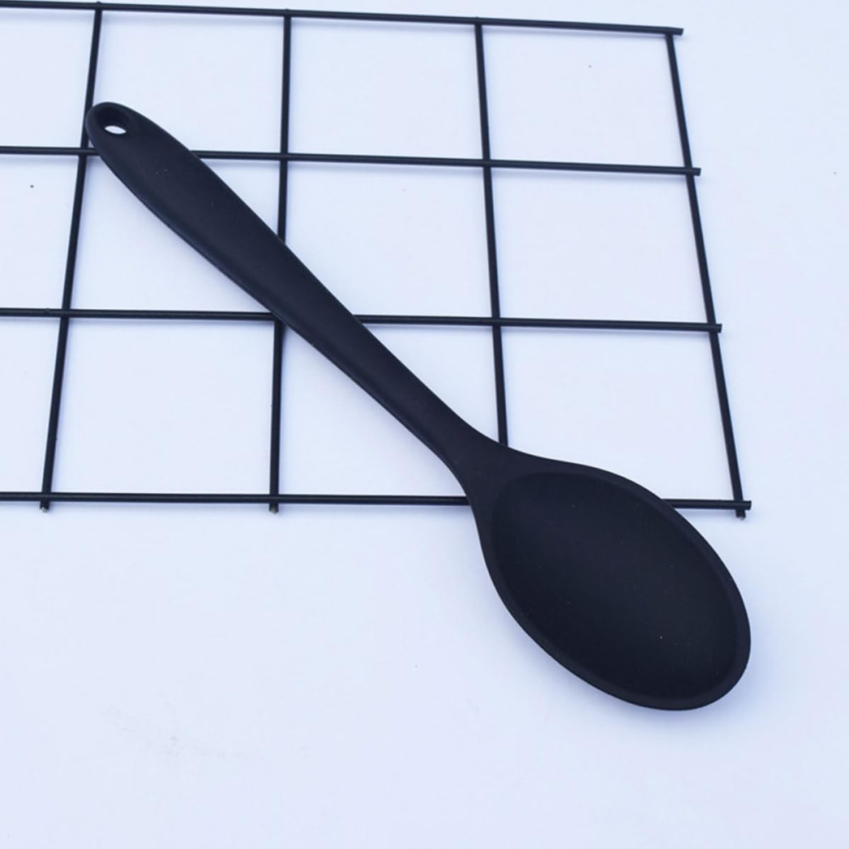 SHOWERORO 2pcs Large Silicone Soup Ladles Multi-color Multi-purpose Kitchen Cooking Spoons for Serving and Restaurant Use