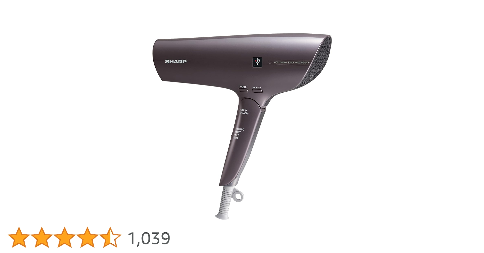 SHARP プラズマクラスター ドライヤー IB-NP9-V Amazon.co.jp: シャープ ドライヤー プラズマクラスター