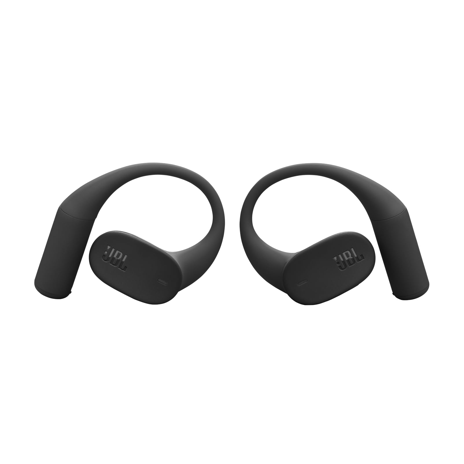 JBL Sense Lite True Wireless écouteurs Ouverts sans Fil, Conception Crochet d'oreille, Conduction aérienne, JBL OpenSound, 32 h d'autonomie, étanches IP54, compatibles avec JBL Headphones, Noir