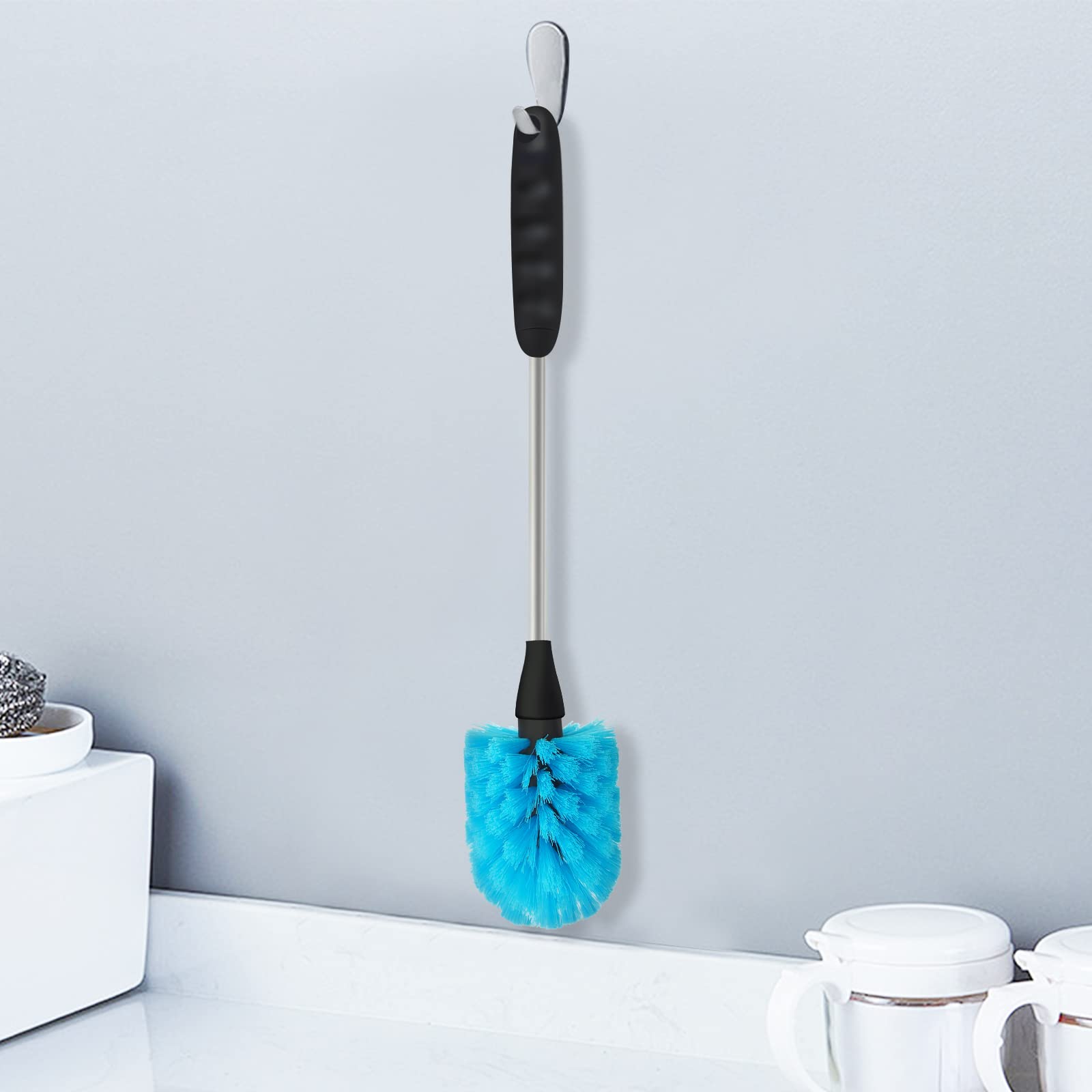 10 Stuks Nylon Flessenborstel 29cm Lange Stroborstels voor het Reinigen