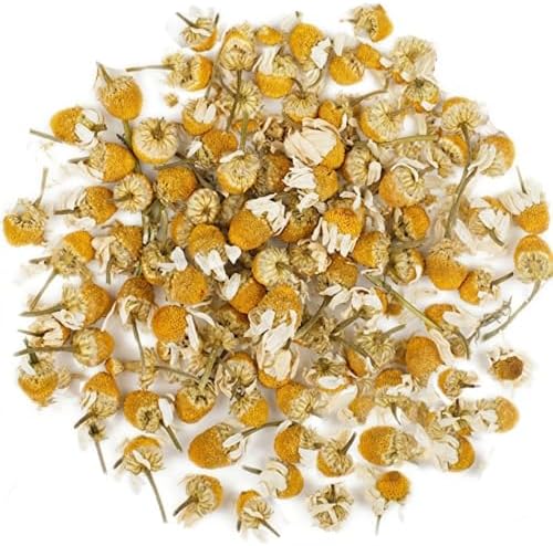 Organic Chamomile Flowers - 1 lb (16oz) - Herbal Tea - 100% Organic - Flor de Manzanilla - EarthWise Aromatics