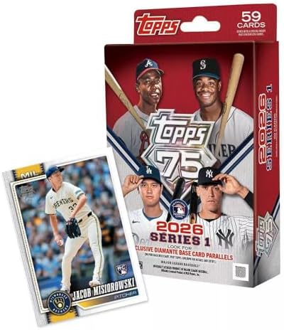 2026 Topps MLB Series 1 Baseball Trading Card Hanger Box