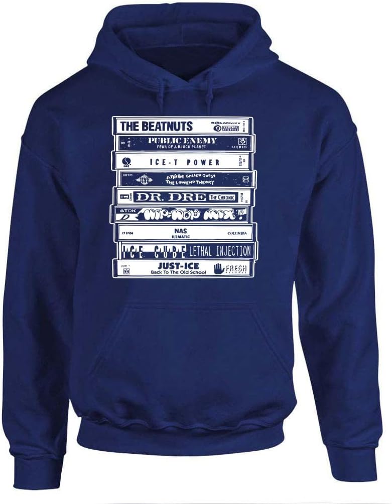 Hip HOP Artists Cassettes Old School Rap - Pullover Hoodie