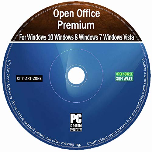 Apache Open Office Premium 2020 Full Latest Edition for ALL Windows and mac | Alternative to Microsoft Office: Compatible with Word, Excel and PowerPoint