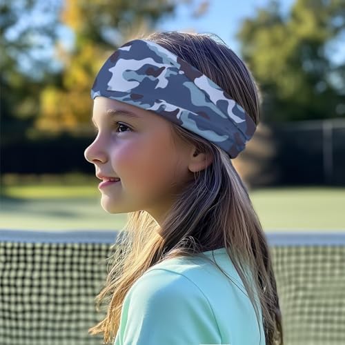 LedBack Childrens Sports Headbands Athletic Sweatbands Headband Trendy Elastic Headscarf for Girls and Boys3