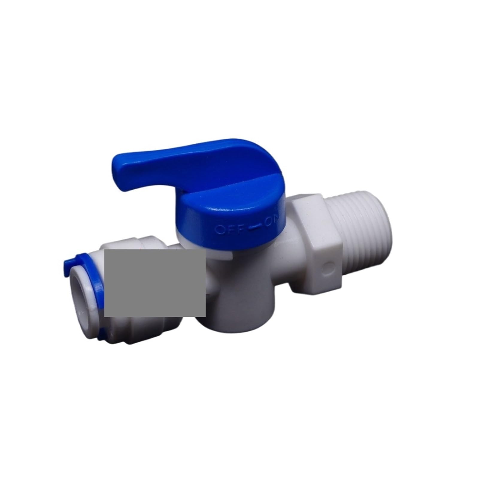 LHAOEEEYG 3/8" Inline Quick Fitting,3/8" Male Thread Ball Valve Quick Fitting Connection Aquarium RO Water Filter Reverse Osmosis System