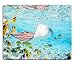 Produktbild Mauspad Gaming Mauspad Naturkautschukmausmatte Bunte Fische Stingray und schwarz Gespitzte Haie unter Wasser in der Bora Bora Lagune M0A02047
