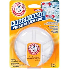 ARM &amp; HAMMER Désodorisant pour réfrigérateur au bicarbonate de soude frais, 30 jours de fraîcheur