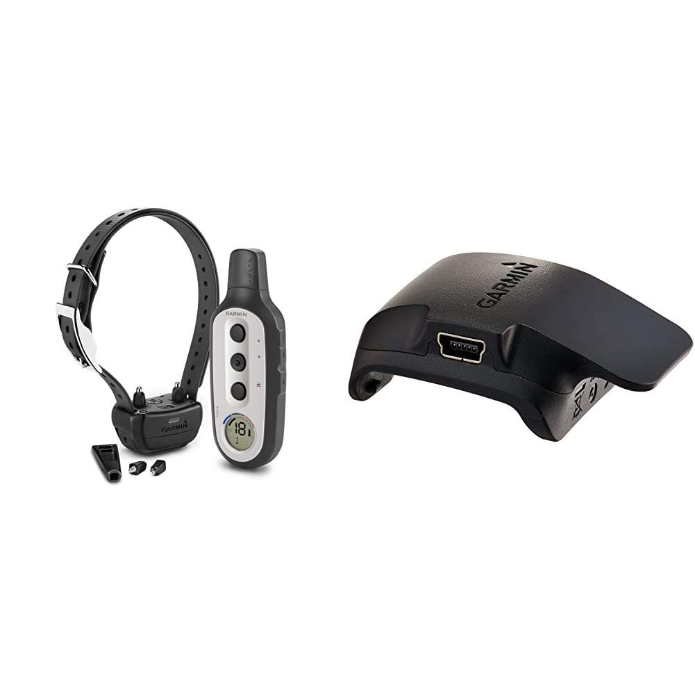 Garmin Delta XC Bundle - Dog Training Device & Replacement Charging Clip for Delta and Delta Sport D