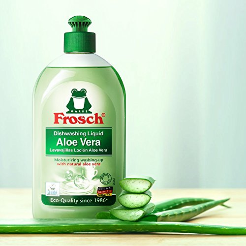 Frosch Natural Liquid Dish Soap, Vegan Hand Dishwashing Detergent, Aloe Vera, 16.9 oz, Pack of 4 - Thumbnail 3