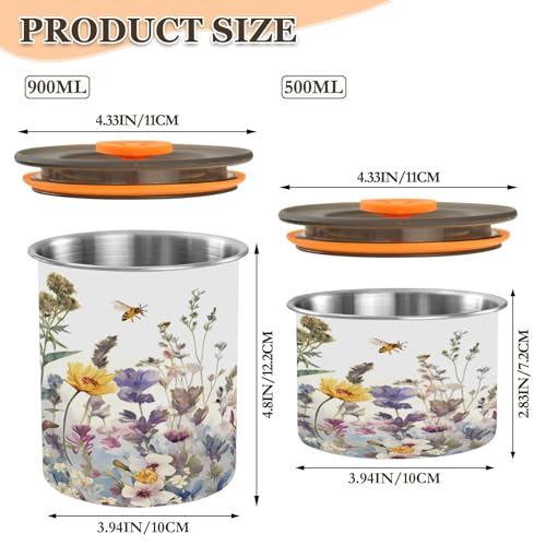 Envase Hermético de Acero Inoxidable para Café 500ml miniatura 2