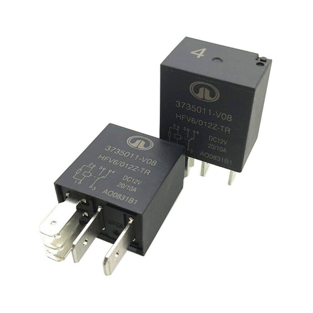 3-Pack HFV6 012Z-TR (555) Relè 20A 12VDC 5-Pin Italia