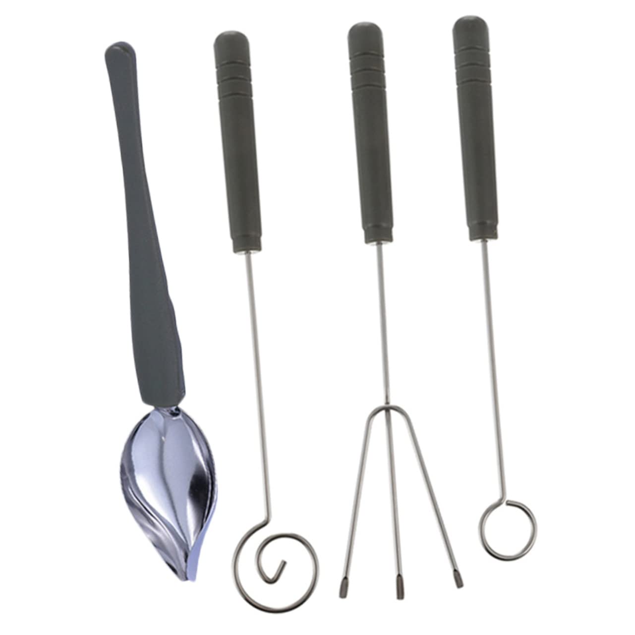 CIYODO Fondue Pot Set Forks 4pcs Stainless Steel Cheese Fondue Forks for Western Cuisine