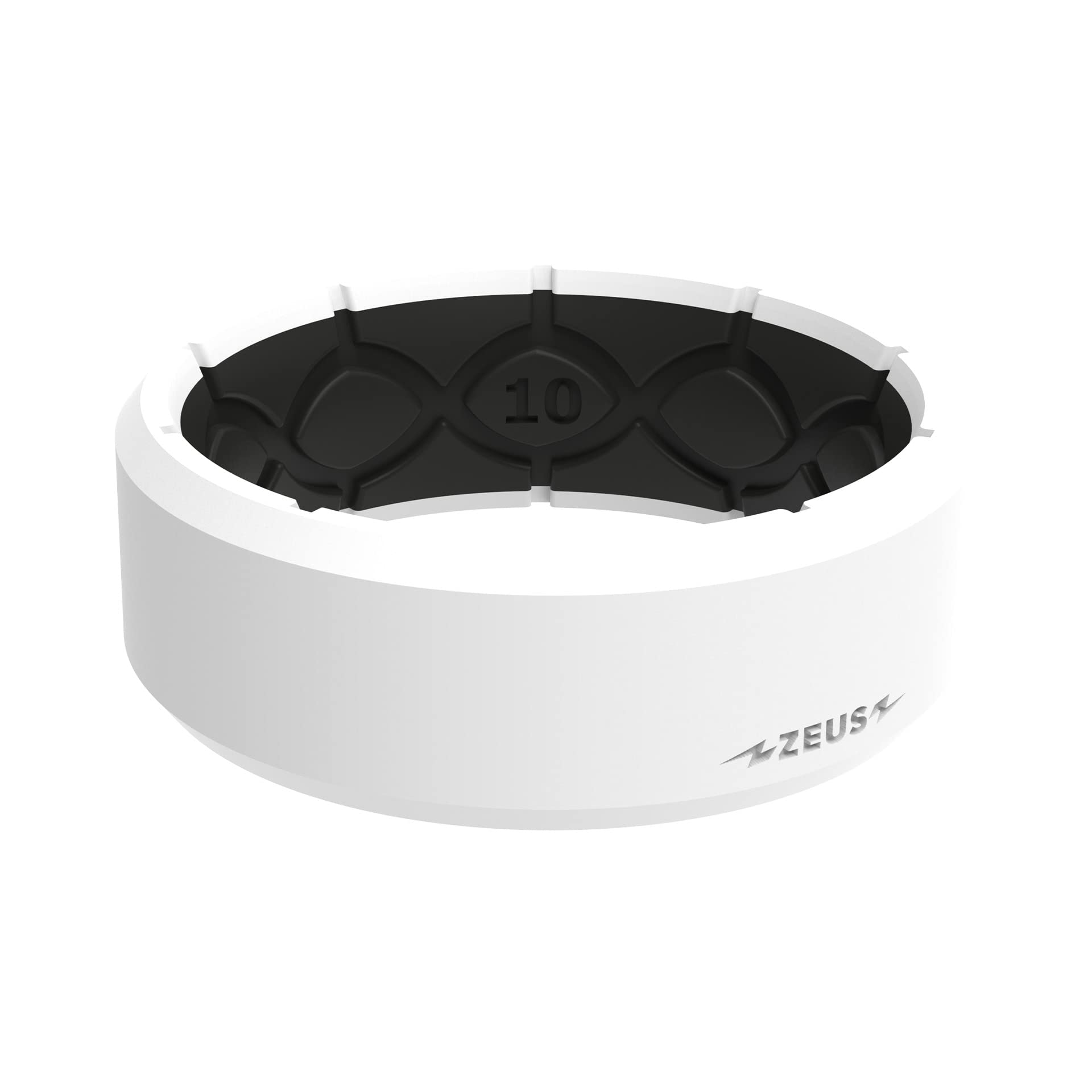 Groove Life Zeus Anti Stretch Silicone Ring Breathable Silicone Rings for Him and Her, Unique Design, Comfort Fit Ring