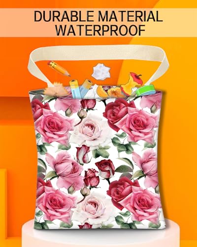 Image of Car Garbage Can, Car Trash Bag, Car Garbage Bag, Hanging Car Trash Can for Car Accessories, Vehicle, Travelling, Camping, Cute Car Back Seat Organizer, Cute Pink Flowers