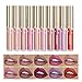 Coosa Glitter Shimmering Liquid Lipstick Set 10 Colors Shinning and Colorstay Lip Gloss (10 PCS-Set 1)