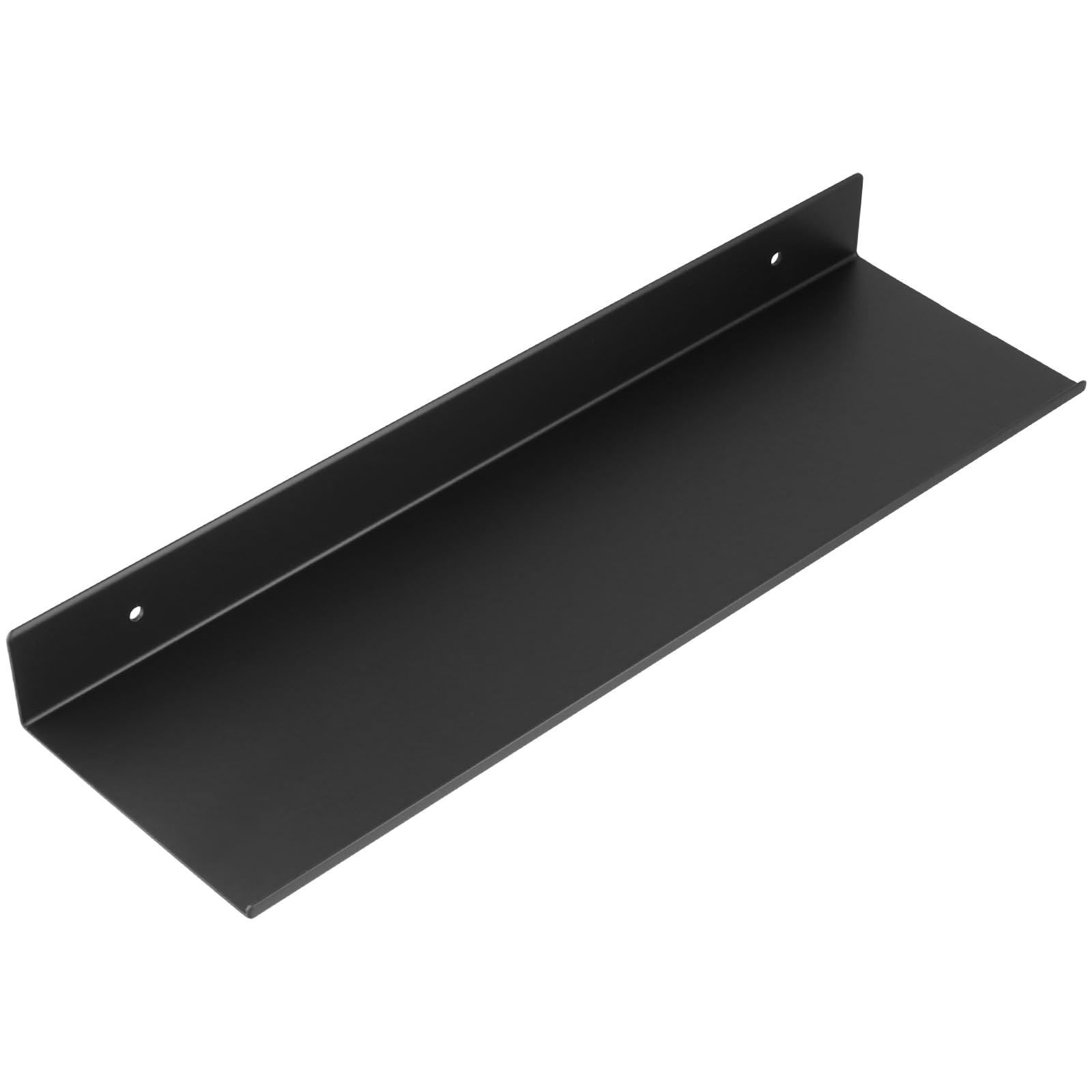 3-częściowy zestaw metalowych półek ściennych, 40 cm, czarne, wiszące półki ścienne ze śrubą do łazienki