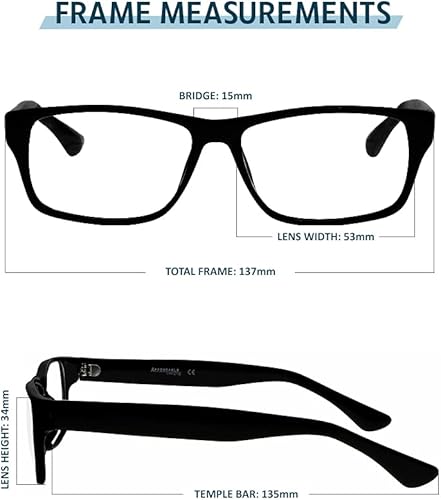 Miniatura 3 de Gafas de lectura de cristal real con lentes de cristal real rosa en marco de estilo geek disponibles en aumento de lectura +0.25 a +3.00