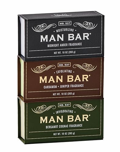 San Francisco Soap Company Man Bar 3-Piece Gift Set featuring