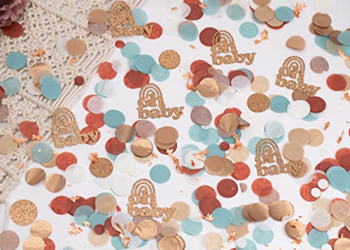 Boho Rainbow Baby Shower Decorations, Boho Rainbow Gender Neutral Baby Shower, Boho Rainbow Confetti #TOP3