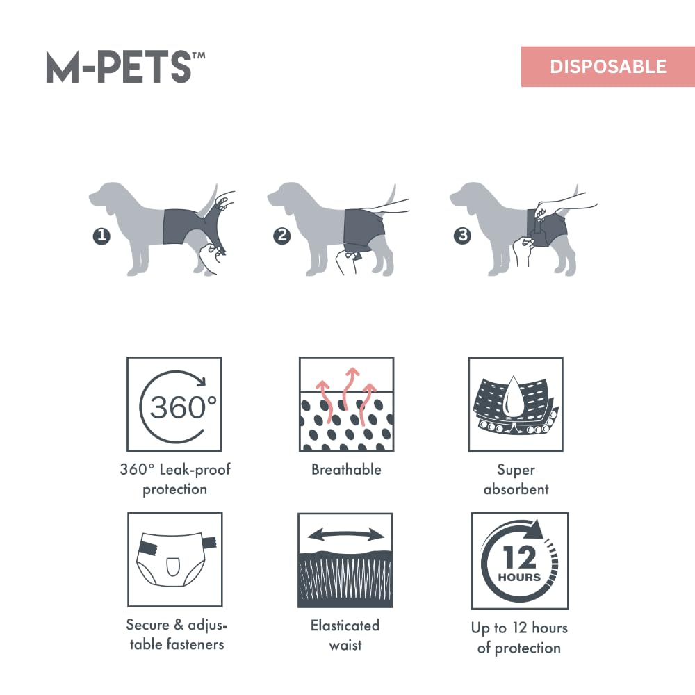 Amazon.co.jp: M-PETS(エムペッツ) 犬 おむつ カバー マナーパンツ