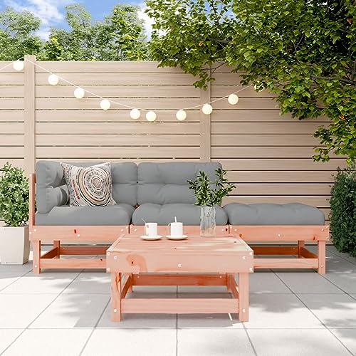 Xichuzi Juego de Muebles de jardín 4 pzas Madera Maciza Abeto Douglas, Conjunto Jardin Exterior, Muebles Jardin Exterior, Conjunto Terraza, Terraza Exterior Chill out - 3186485