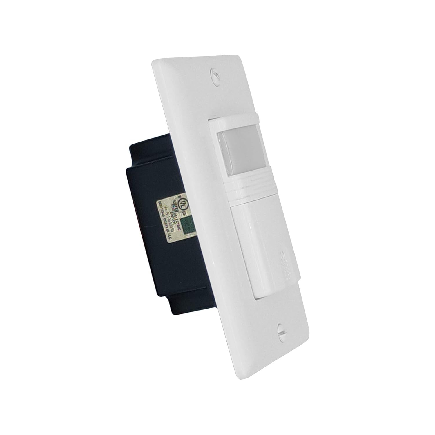 Vacancy and Occupancy Light Switch, 3 Way Sensor Switch, 180°, Max. 720 Square Feet, 120/277 VAC, 60Hz, Neutral Wire Required, UL Listed - White (4)