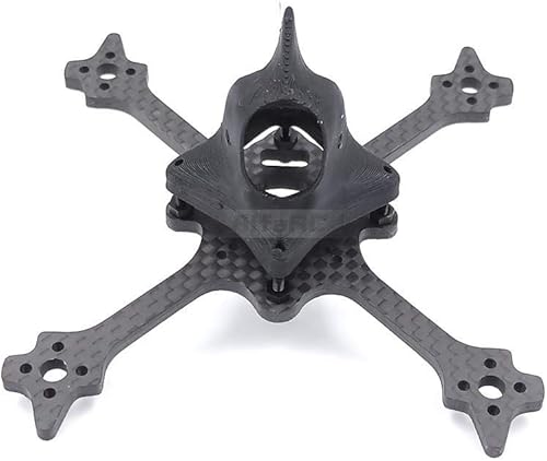 QWinOut Eyas100 - Kit de marco de palillo de dientes de fibra de carbono 3K de 2.559 in con impresión 3D de 0.748 in0.551 in, toldo de cámara para