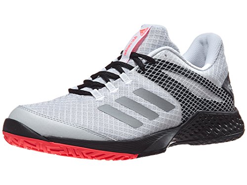adidas Adizero Club 2 Shoe - Unisex Tennis 4.5 White/Matte Silver/Black