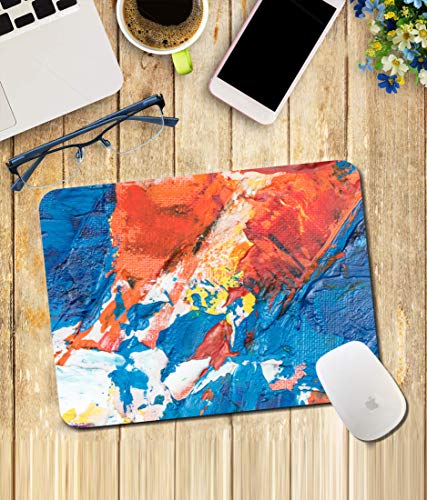 Image of WHATS YOUR KICK Abstract Pattern | Floral | Pattern | Rangoli | Printed Mouse Pad /Designer Waterproof Coating Gaming Mouse Pad for Computer /Laptop (Multi24)