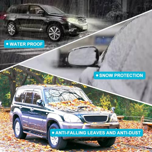 Bâche de voiture Hyundai Terracan anti-poussière bâche extérieure Oxford