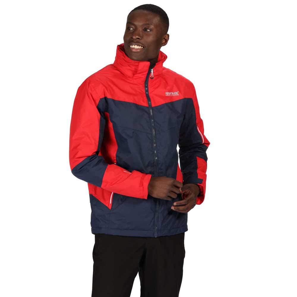 Regatta Fincham Chaqueta Impermeable Y Transpirable, Con Capucha Oculta, Aislamiento, Costuras Selladas Y Varios Bolsillos Jackets Waterproof Insulated Hombre